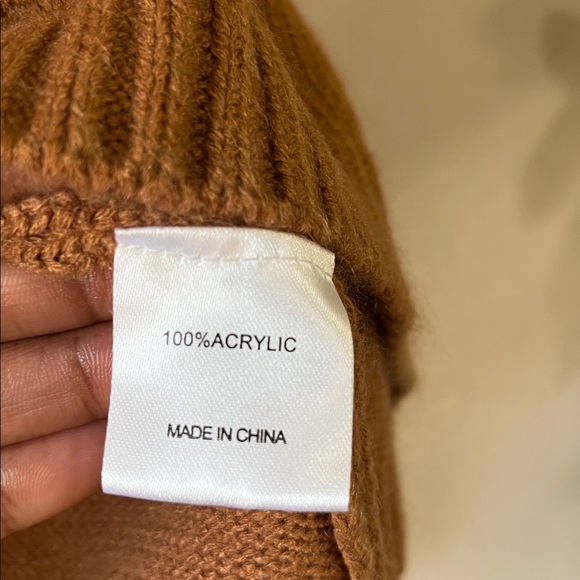 Panache Apparel Women’s Whiskey Weather Brown Knit Sweater Sz L Comfy Cozy Chic - Picture 4 of 7